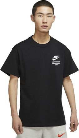 Nike Alphabet Logo Printing Round Neck Short Sleeve Black DM6428-010