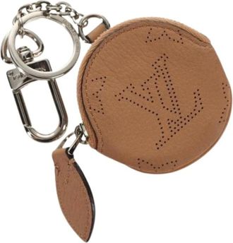 Louis Vuitton Pre-owned Wallets, female, Beige, Size: ONE SIZE Pre-owned Leather Key-holder