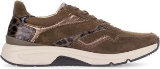 Gabor Schoenen, Dames, Bruin, 39 1/2 EU, Su&egrave;de, Rollingsoft Sneaker