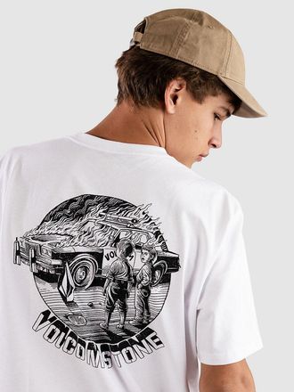 Volcom Firecar T-Shirt weiss