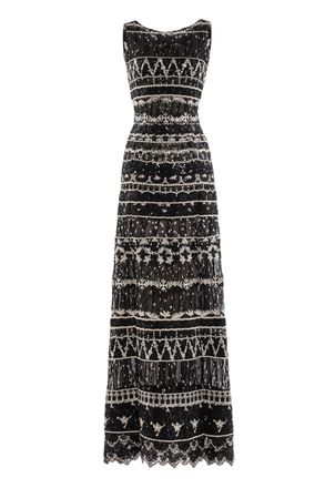 Saiid Kobeisy Embroidered Long Dress