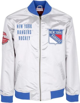 Mitchell & Ness NHL Team Og 2.0 Bomberjack - Heren - Bomber jackets - Grijs - XL - Polyester - Jassen