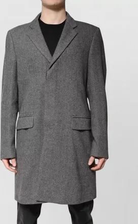 Dolce & Gabbana wool single-breasted trench coat