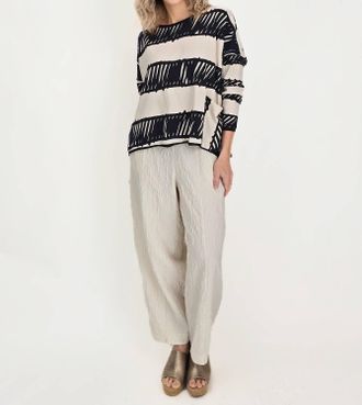 Luukaa D'Celli Doodle Wide-Leg Pants In Off-White