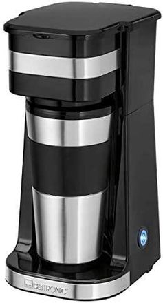 Clatronic Cafetera Clatronic Ka 3733 Negro 400 Ml Acero Inoxidable
