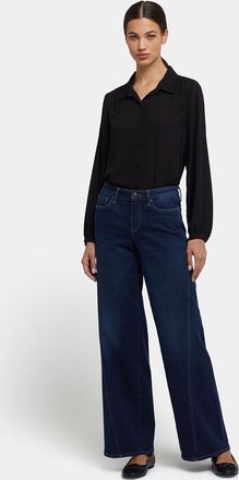 NYDJ Teresa Wijde Pijpen Jeans | Inkt Skyline