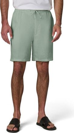 Joe's Linen Drawstring Shorts in Green Milieu at Nordstrom, Size Xx-Large
