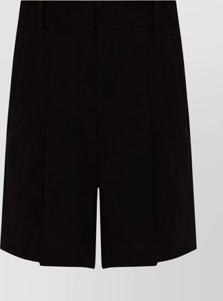 Isabel Marant stylish pleated shorts featuring belt loops