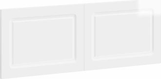 vidaXL Cabecero Montada En La Pared Utrecht Blanco Brillante Vidaxl
