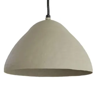 Light & Living L&aacute;mpara Colgante - Elimo - Gris - Metal - &Oslash; 25cm - Light&living