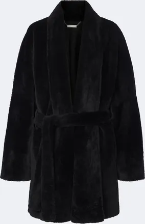 Nour Hammour Raquel shearling coat