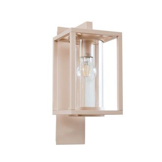 Lucande L&aacute;mpara de pared exterior de aluminio blanco