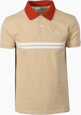 Sergio Tacchini Mens SEREGIO TACCHINI SUPERMAC POLO MOJAVE DESERT/ROOIBOS TEA/GARDENIA - Tan - Size: 38