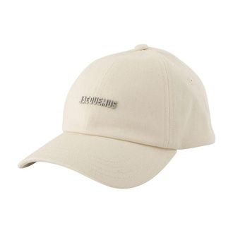 Jacquemus Unisex Acu00670aw00092-110 Baseball Cap White Cotton