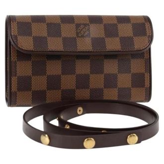 Louis Vuitton Pre-owned Canvas crossbody-bags - Dames - Pre-owned - Bruin - Maat: ONE Size