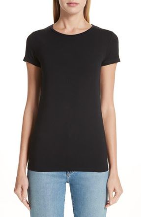 Majestic Filatures Majestic Knit Tee in Noir at Nordstrom, Size 2