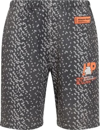 Heron Preston Polka Dot Sweat Shorts - Heren - Korte broeken - Zwart - Maat: XS Katoen