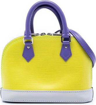 Louis Vuitton Pre-owned Handbags, female, Yellow, Size: ONE SIZE Pre-owned Alma Handbag