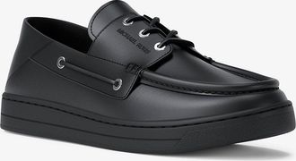 Michael Kors Aiden Leather Boat Shoes