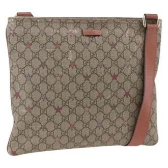 Gucci Pre-owned Vintage GG Canvas Shoulder Bag - - Pre-owned - Donna - Beige - ONE SIZE