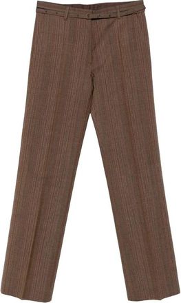 Dries Van Noten Slim-fit Broeken - Dames - Slim Fit Broeken - Bruin - 2XS - Broeken