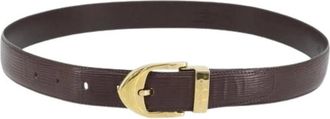 Louis Vuitton Pre-owned Vintage Epi Leather Belt - female - Louis Vuitton Vintage - Vintage Belts - Brown - ONE SIZE - Pre-owned