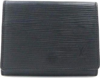 Louis Vuitton Pre-owned Wallets, male, Black, Size: ONE SIZE Pre-owned Leather wallets