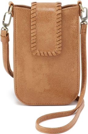Hobo Expedition Leather Phone Crossbody Bag in Whiskey at Nordstrom