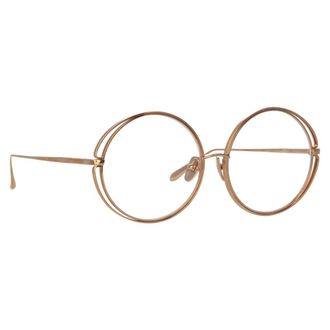 Linda Farrow Glasses, unisex, Yellow, Size: 59 MM LFL