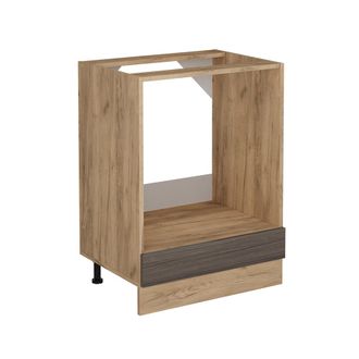 Vicco Armario Para Horno Empotrado R-line, Gris Noble, 60 Cm Sin Encimera