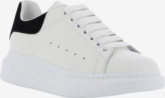 Alexander McQueen Sneakers aus Leder und Wildleder Oversized