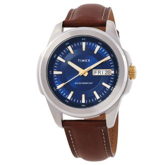 Timex Essex Avenue Quartz Blue Dial Mens Watch TW2Y38100
