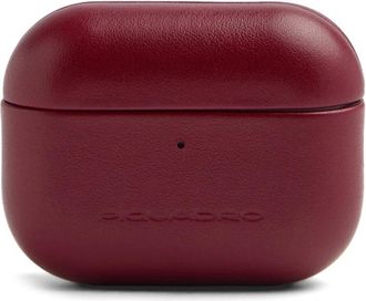 Piquadro Accessoires, unisex, Rood, ONE Size, Katoen, Leren Air Pods Pro 3 Hoesje