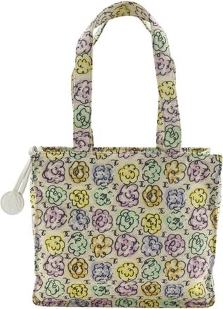 Chanel Ivory White Nylon Handbag Tote Bag (Pre-Owned)