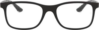 Ray-Ban 55mm Square Optical Glasses in Matte Black at Nordstrom
