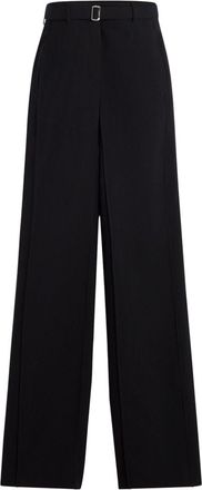 Lanvin Wide-Leg Trousers with Concealed Front Fastening