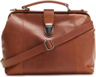 The Chesterfield Brand Tassen, Dames, Bruin, ONE Size, Zwarte Cowhide Schoudertas