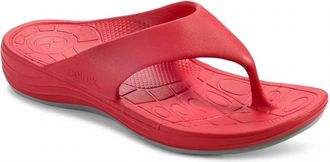 Aetrex Men Maui Sandal In Red