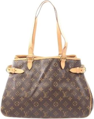 Louis Vuitton Pre-owned Handbags, female, Brown, Size: ONE SIZE Pre-owned Batignolles Horizontal Monogram Shoulder Bag