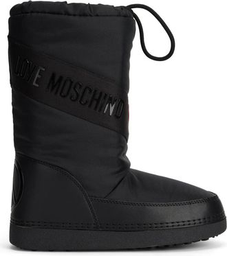 Love Moschino Botas de Nieve con Logo - Shoes - Mujer - Negro - 37 EU