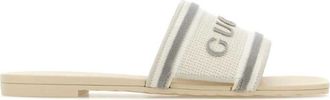 Gucci Off White Logo Sandals