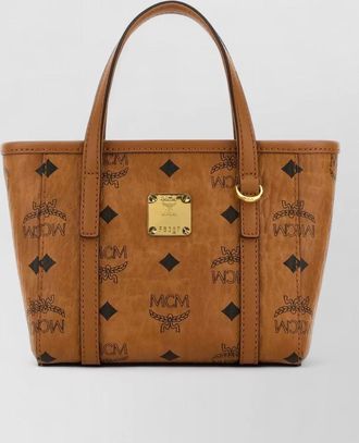 MCM toni x-mini printed canvas tote bag