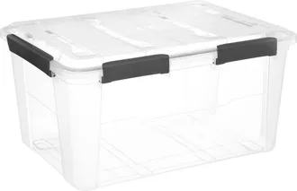 5five Simply Smart Caja De Pl&aacute;stico Con Clip Protect+ De 75l - 5five