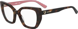 Moschino Glasses, female, Brown, Size: 53 MM Mol672 Optical Frame
