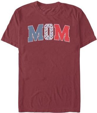 Minnie Mouse Mens Minnie Mouse Mom Three Collegiate Patterns T Shirt in Brick at Nordstrom, Size Xx-Large