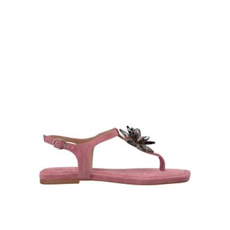 Alma En Pena Flat Sandals, female, Purple, 3 UK, Crystal effect flower sandal