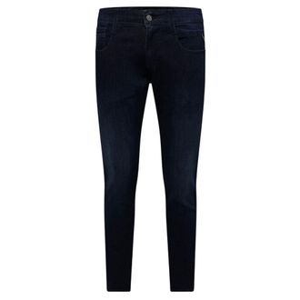 Replay Anbass herenjeans met vervaagde look, slim fit (Blauw)