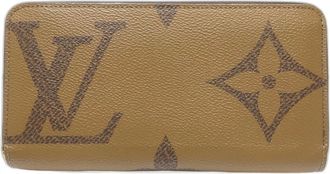 Louis Vuitton Beige Monogram Canvas Long Wallet (Bi-Fold) (Pre-Owned)