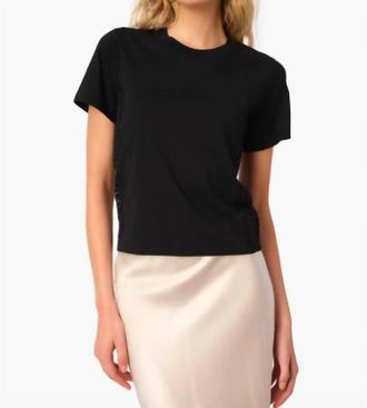 Cami NYC Ebra Cotton Tee In Black