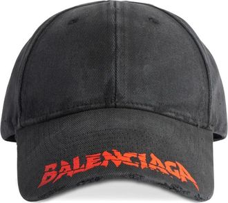 Balenciaga Black Logo Baseball Cap